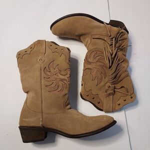 Roper women's leather western boots